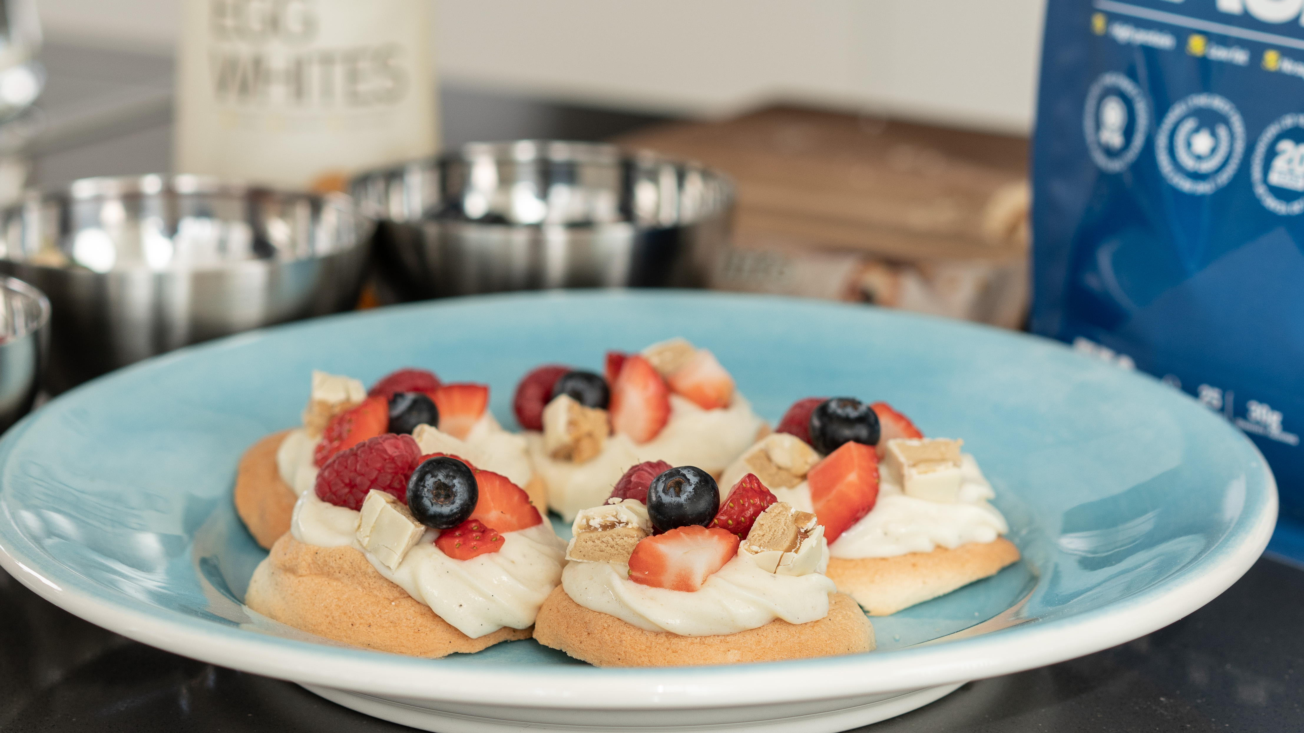Resepti: Mini Fitness Pavlova Resepti: Mini Fitness Pavlova